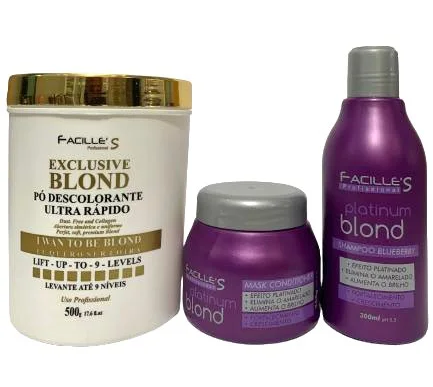 Po descolorante+Kit Blond